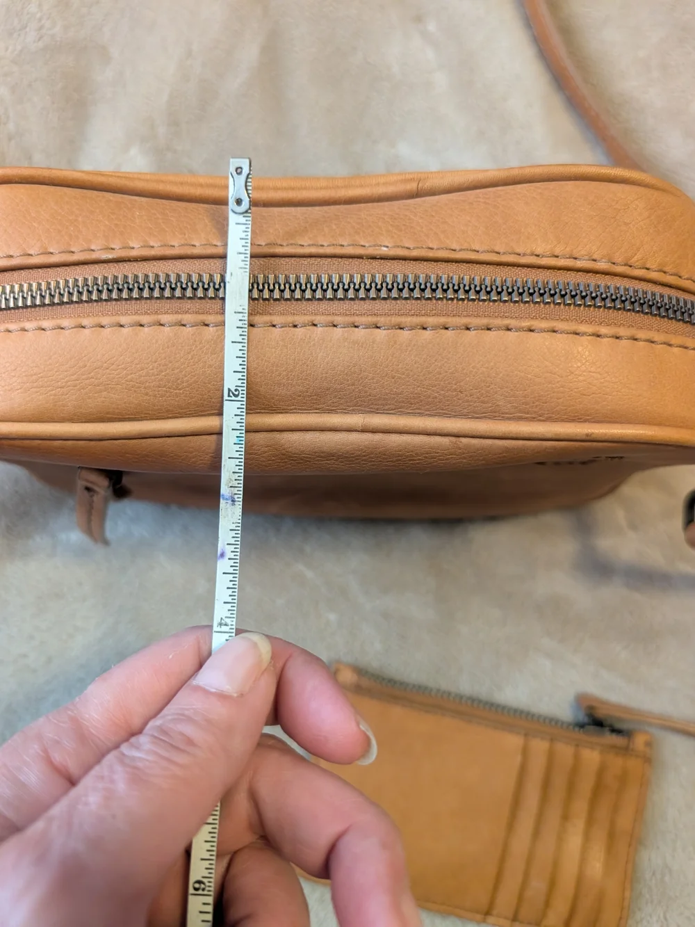 American Company Crossbody with matching card wallet.
